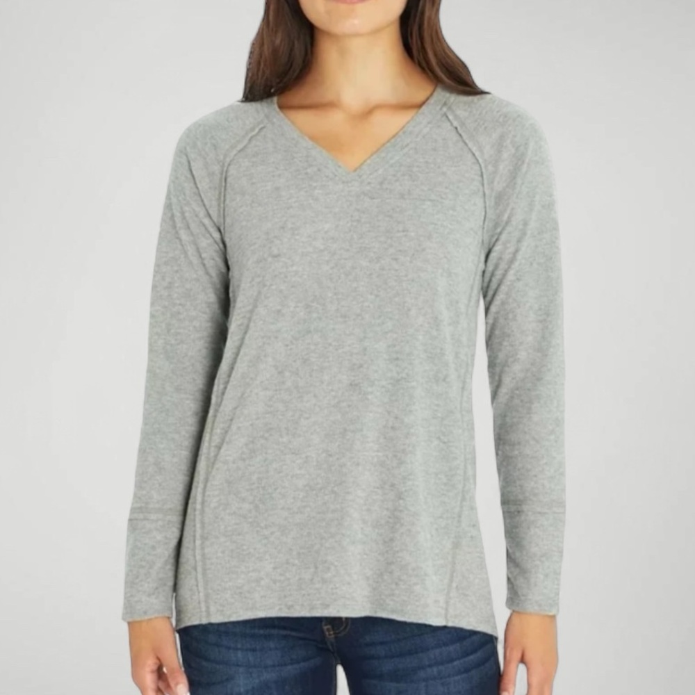 Wildfox Hailey Brushed V-Neck Sweatshirt